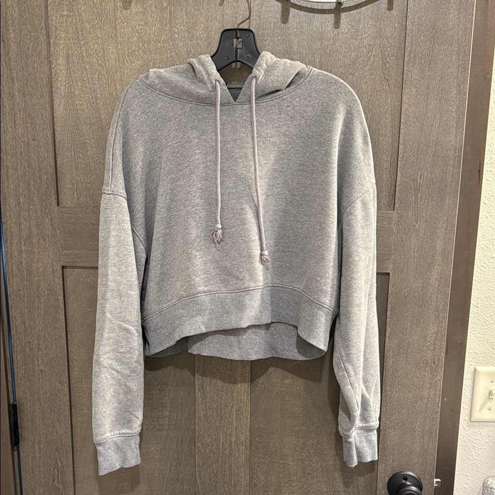 Wild Fable Gray Cropped Hoodie